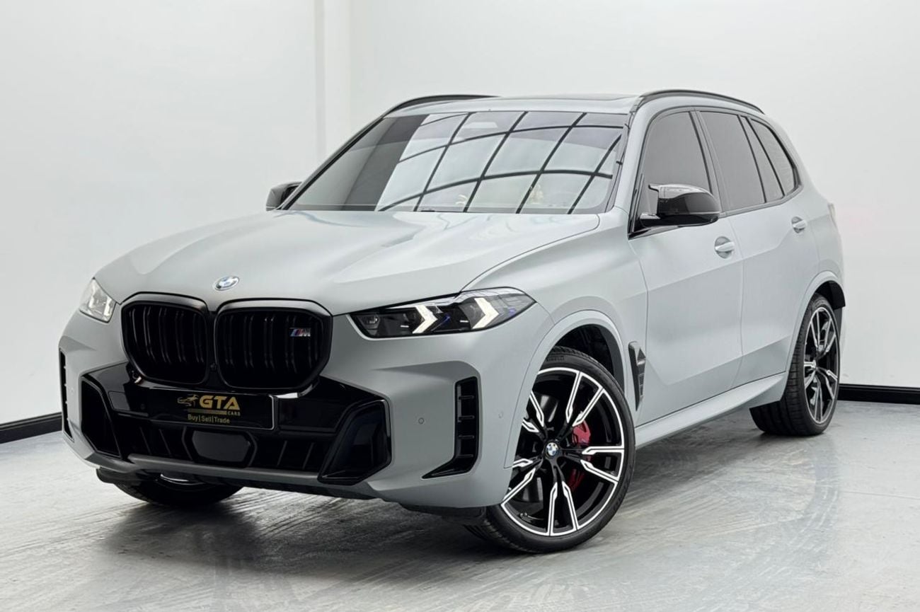 بي أم دبليو X5 M50i 4.4L 2024 BMW X5 M50i, 2028 BMW Warranty and Service Pack, BMW Service History, GCC