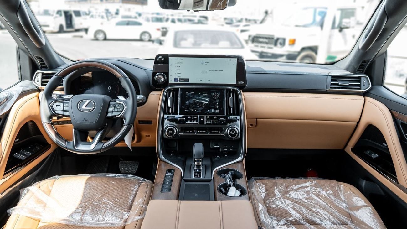 لكزس LX 700h 2026 Lexus LX700h Signature 3.5L AT Hybrid (Black-Tan) with Auto park