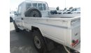 تويوتا لاند كروزر بيك آب 79 SINGLE CAB PICKUP V8 4.5L DIESEL MANUAL TRANSMISSION WITH DIFF.LOCK