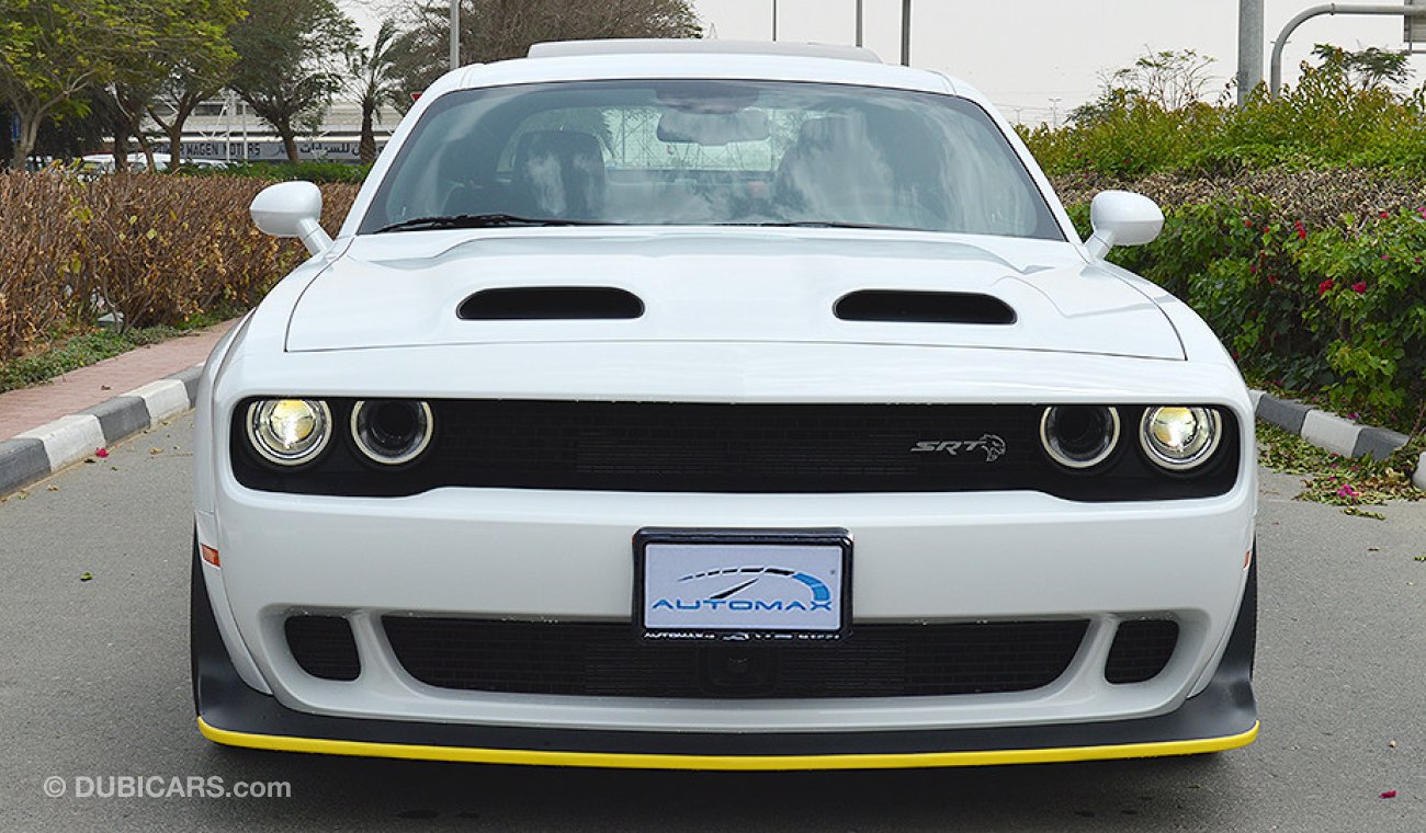 دودج تشالينجر 2019 Hellcat WIDEBODY, 717hp, 6.2 V8 GCC, 0km with 3 Years or 100,000km Warranty