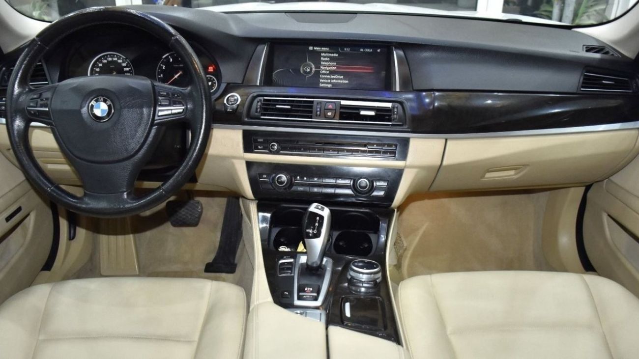 بي أم دبليو 520i EXCELLENT DEAL for our BMW 520i ( 2015 Model ) in White Color GCC Specs