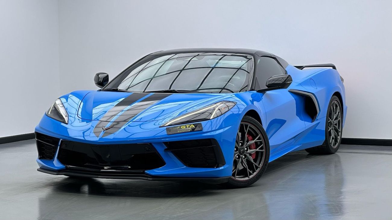 شيفروليه كورفت 3LT 6.2L (490 HP) Convertible 2024 Chevrolet Corvette Stingray Z51 3LT, 2027 Chevrolet Warranty, Ful