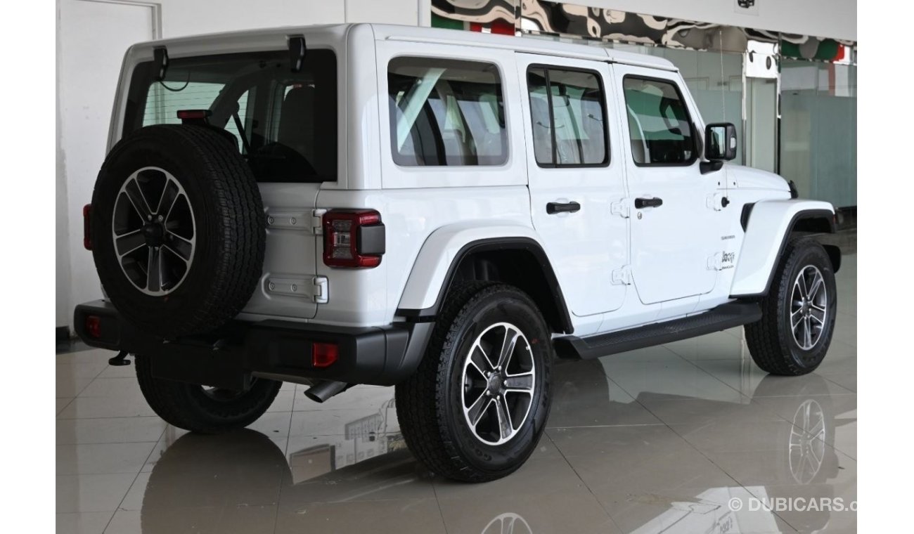 جيب رانجلر Sahara Unlimited 3.6L  2023-Model Year- White Color