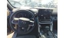 Toyota Land Cruiser 2023/22 production Toyota LC300 3.3L Turbo Diesel Black inside Black with rear entertainment screen,