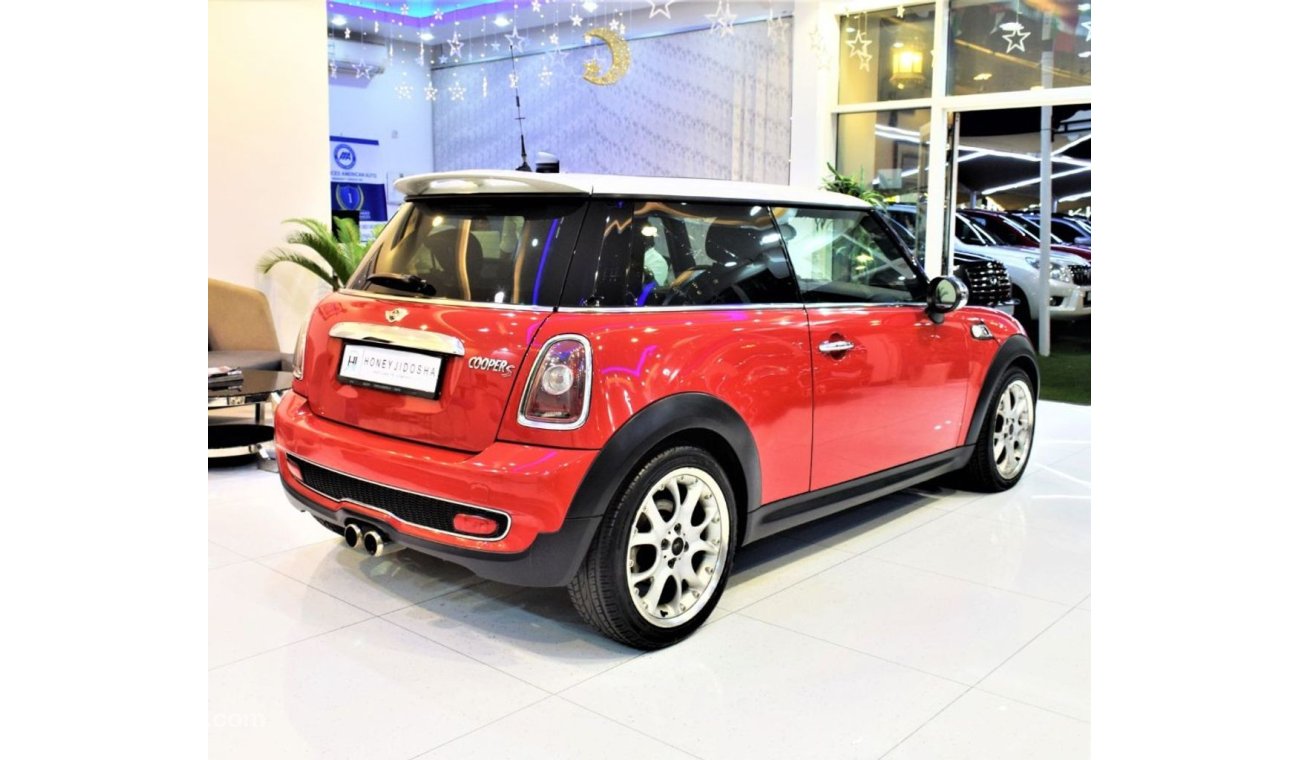 ميني كوبر إس ( ONLY 95000 KM ) AMAZING Mini Cooper S 2009 Model!! in Red Color! GCC Specs