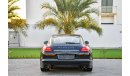 Porsche Panamera S 4.8L V8 - 2 Y Warranty! - GCC - AED 2,856 PER MONTH - 0% DOWNPAYMENT