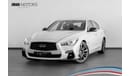 Infiniti Q50 Red Sport 400 2018 Infiniti Q50 S 3.0L V6 Red Sport / Full Infiniti History