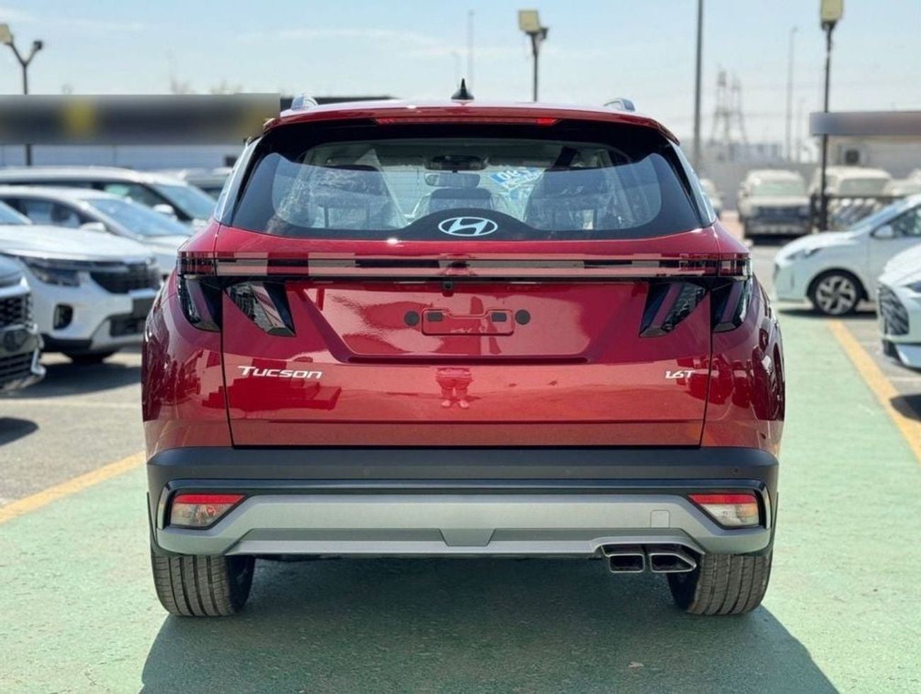 هيونداي توسون PREMIUM PLUS HYUNDAI TUCSON 1.6T - 2025 MODEL - RED COLOR