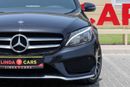 Mercedes-Benz C 200 Mercedes-Benz C200 AMG Pack 2018 GCC under Warranty with Flexible Down-Payment.