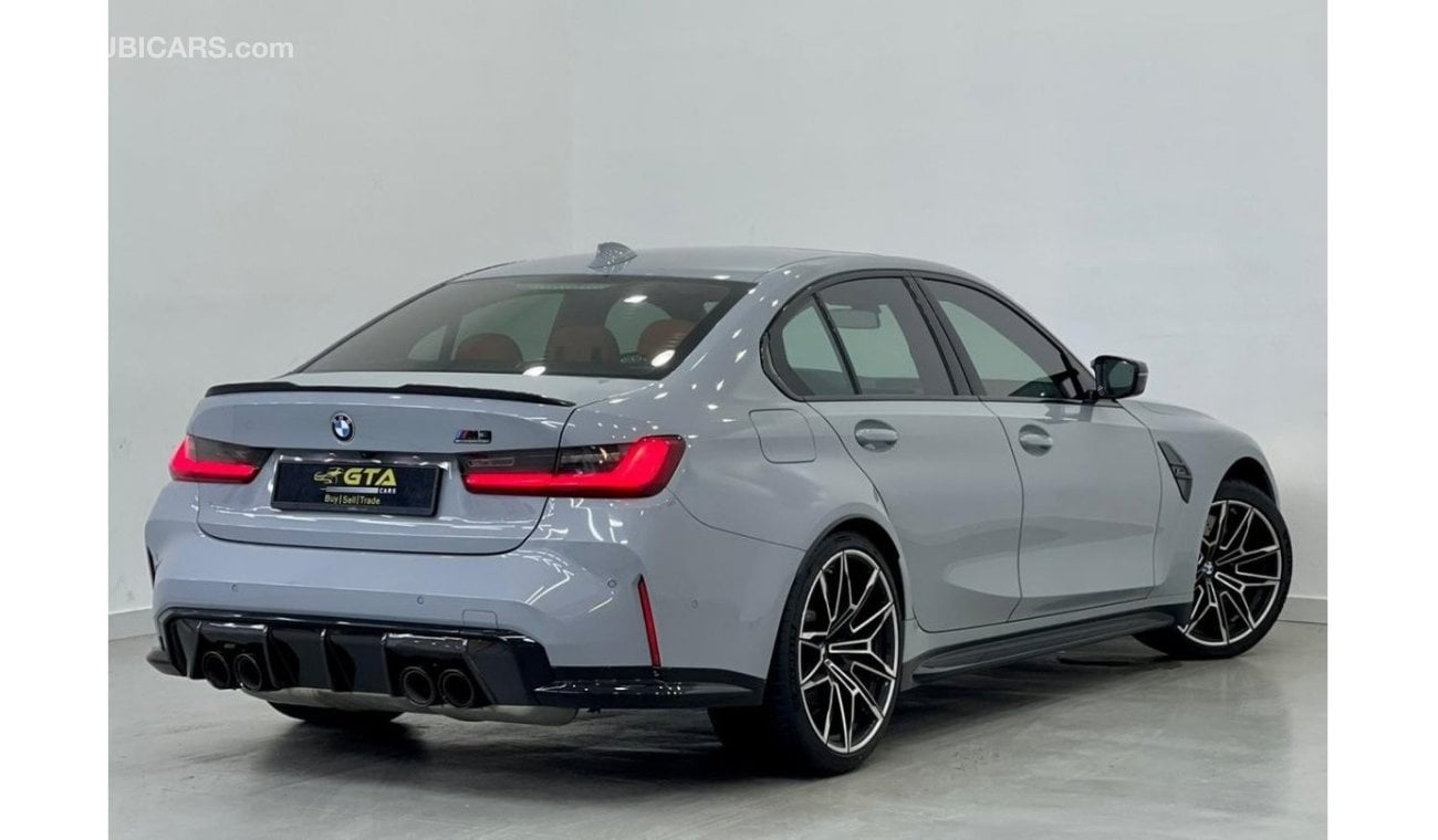 بي أم دبليو M3 2021 BMW M3 COMPETITION, (Special Color), Full Carbon Fiber, 2026 BMW Warranty-Service Contract, GCC