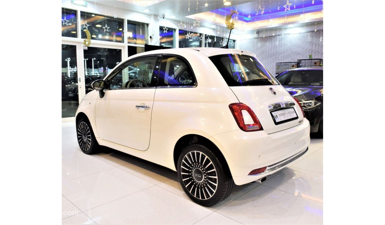 Fiat 500 AGENCY WARRANTY, FULL SERVICE HISTORY ORIGINAL PAINT (صبغ وكاله) Fiat 500 2018 Model!!GCC Specs