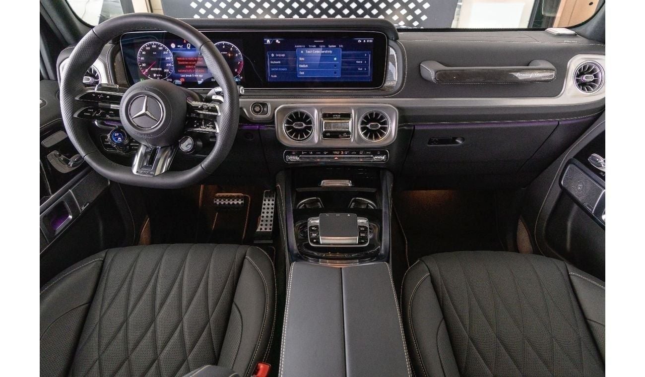 مرسيدس بنز G 63 AMG Mercedes-Benz G 63 AMG Fully Loaded - Diamond Seats - Carbon Fiber - 2025 FaceLift
