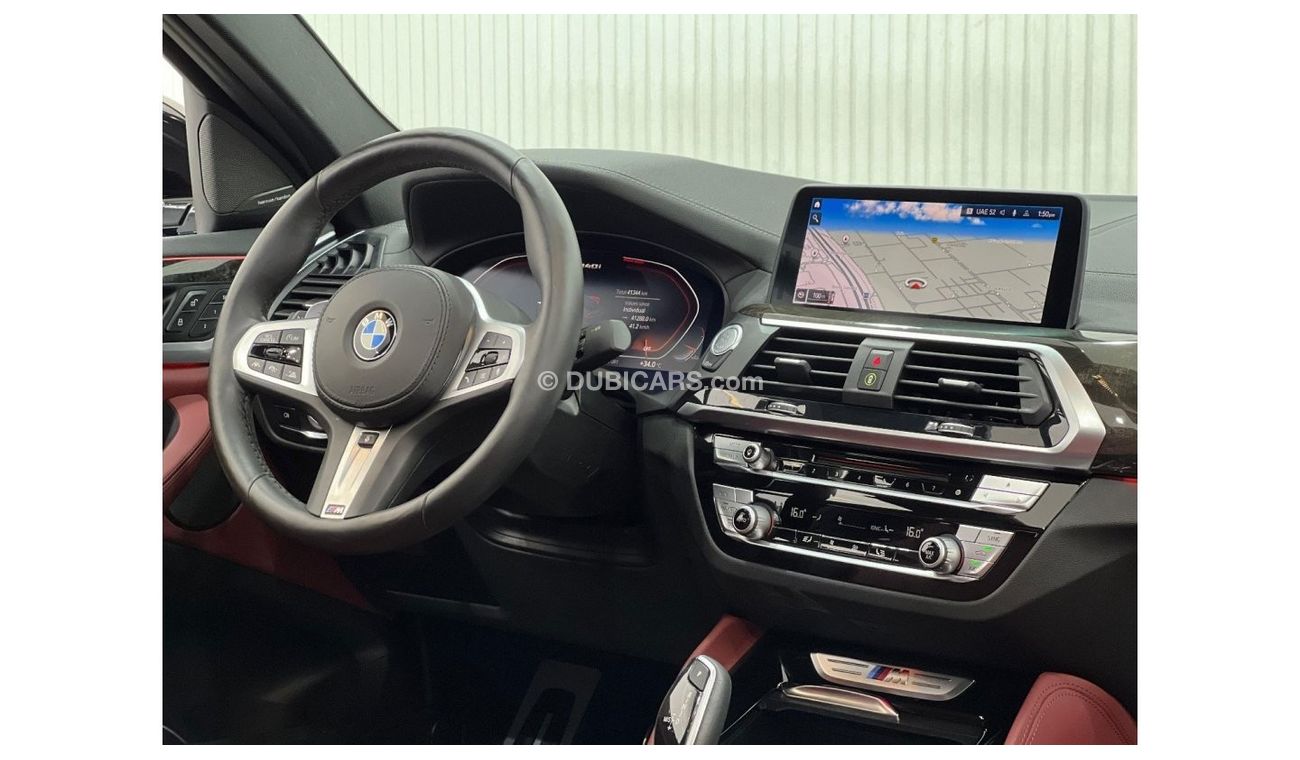 BMW X4 2021 BMW X4 M40i, August 2025 BMW Warranty + Service Pack, Full Options, Low Kms, GCC