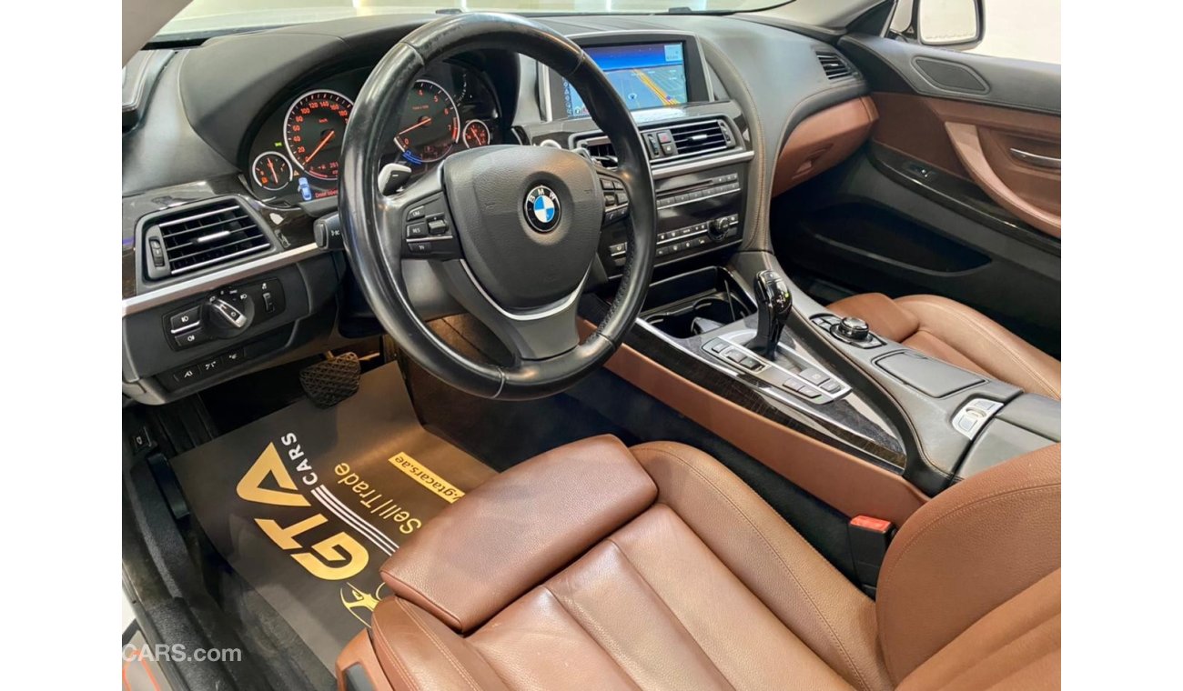 بي أم دبليو 640i 2013 BMW 640i Grand Coupe, BMW History, Warranty, Service Contract, GCC
