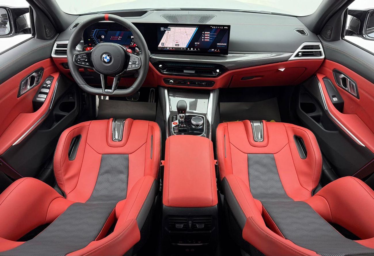 بي أم دبليو M3 2025 BMW M3 Competition, 2030 BMW Warranty + Service Pack, Full Service History, Low Km, GCC