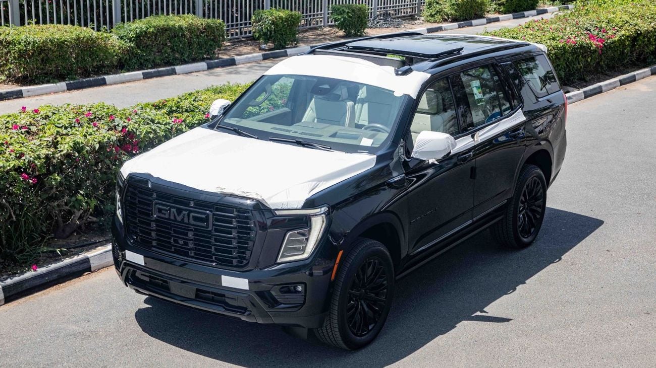 GMC Yukon Denali Black Edition 6.2L V8 | 2025 | 4 Years Agency Warranty & Service Contract
