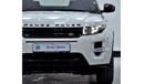 Land Rover Range Rover Evoque EXCELLENT DEAL for our Land Rover Range Rover EVOQUE ( 2015 Model ) in White Color GCC Specs