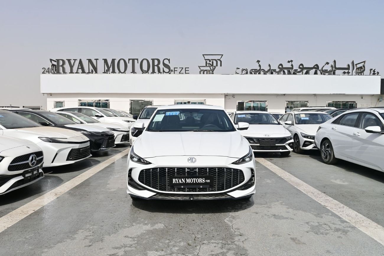 أم جي 5 MG5 1.5L Turbo, Petrol, FWD Model 2025 Color White