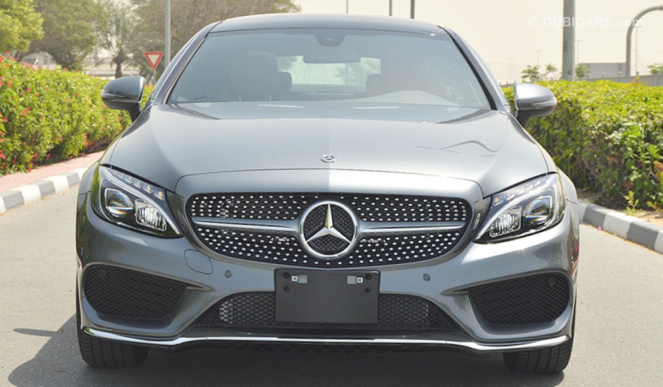 Mercedes-Benz C 250 Coupé AMG, 2.0L, 4cyl Turbo, GCC Specs with 2 Years Unlimited Mileage Warranty