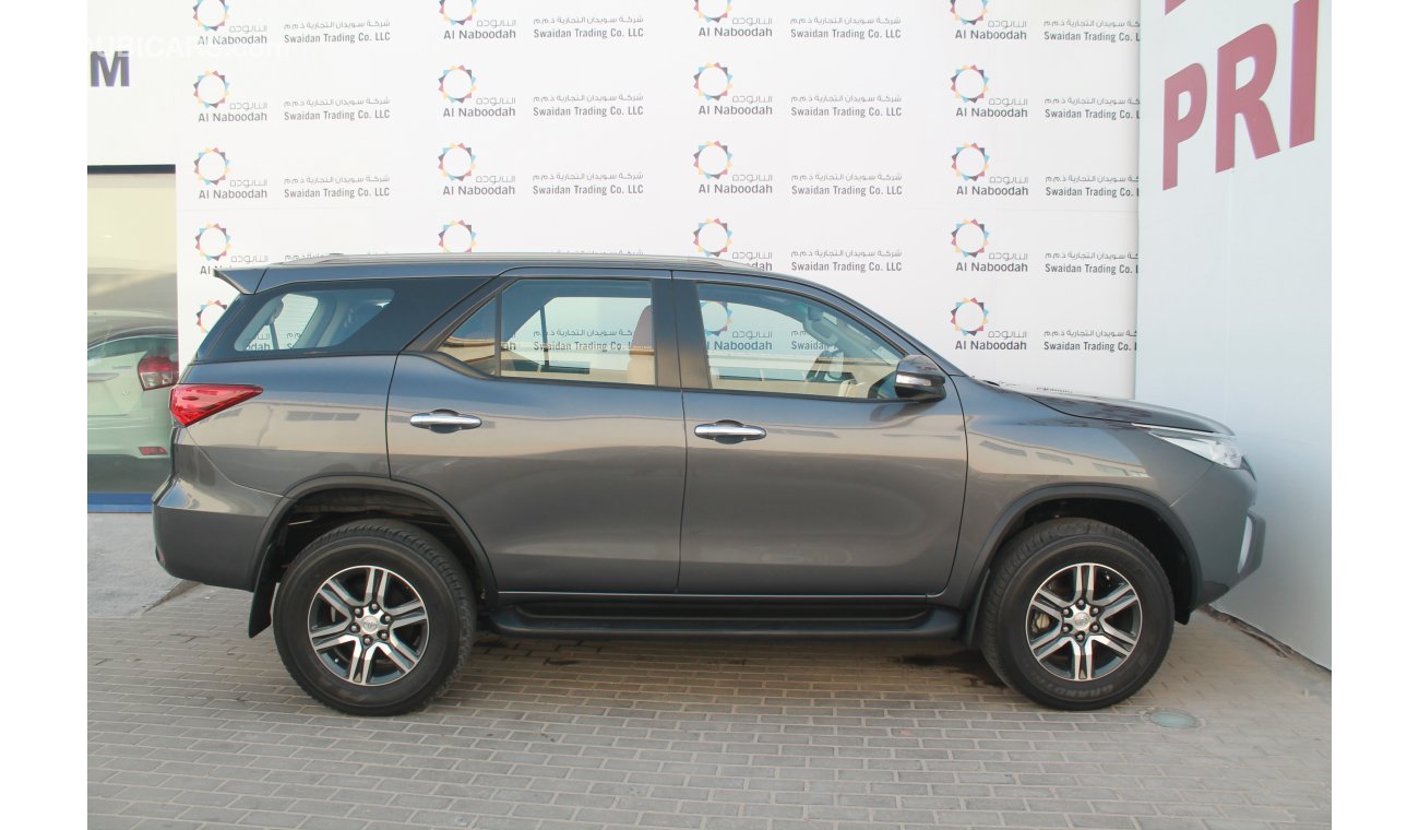 Toyota Fortuner 2.7L EXR 2017 MODEL GCC SPECS WITH DEALER WARRANTY AND FREE REGISTRATION