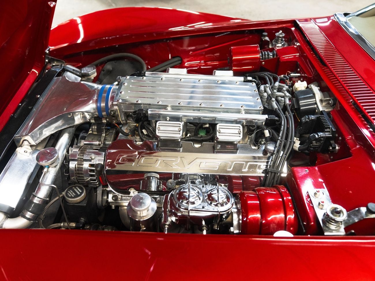 شيفروليه كورفت Stingray GM502 Hogan Intake 5 Speed Pro Touring Restomod