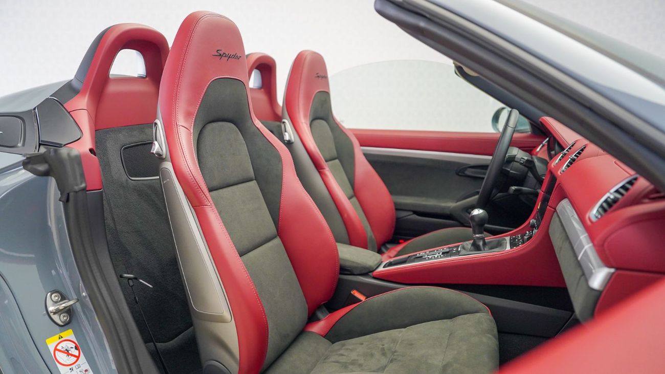 Porsche 718 Spyder Manual | AED 7,211 PM | Up to 3 Years Unlimited Warranty |