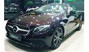 Mercedes-Benz E300 MERECEDES E300 CONVERTABLE 2018 25TH ANNIVERSARY EDITION IN PERFECT CONDITION