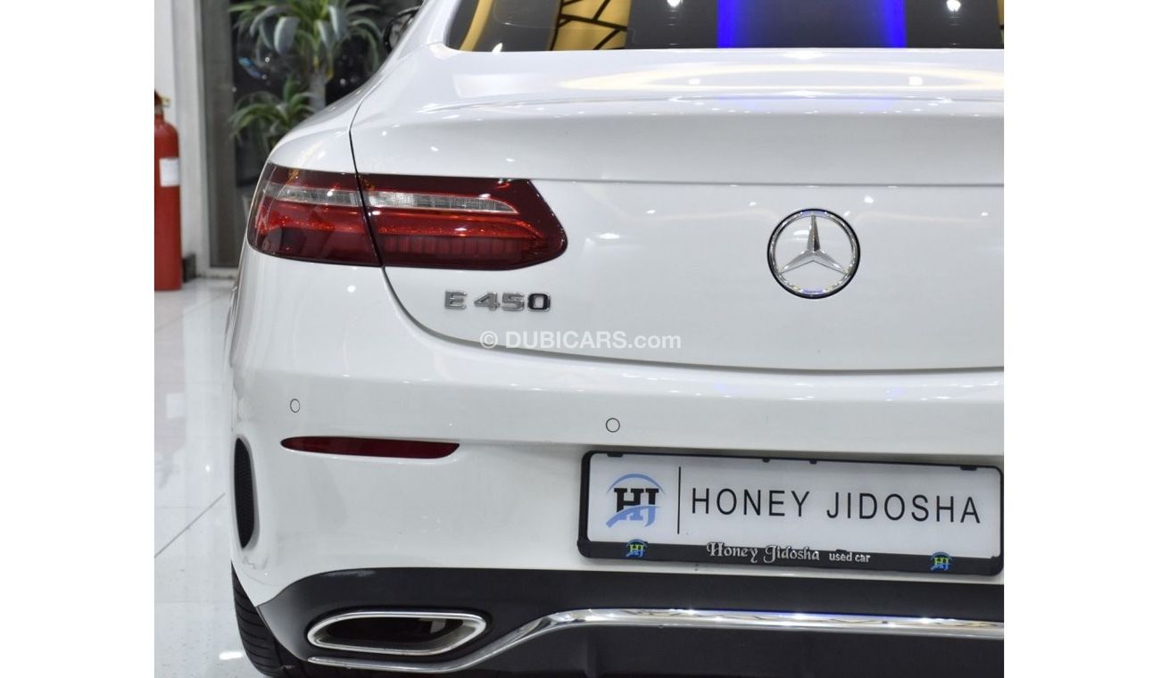 Mercedes-Benz E 450 EXCELLENT DEAL for our Mercedes Benz E450 4Matic ( 2019 Model ) in White Color Korean Specs
