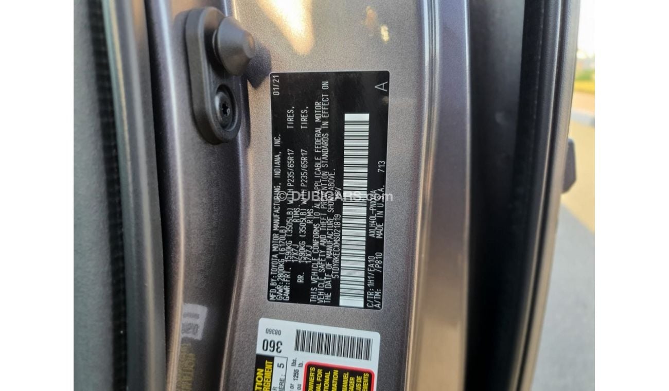 Toyota Sienna TOYOTA SIENNA HYBRID FULL OPTION 2021 MODEL