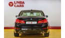 بي أم دبليو 520 BMW 520i 2019 GCC under Warranty with Zero Down-Payment.