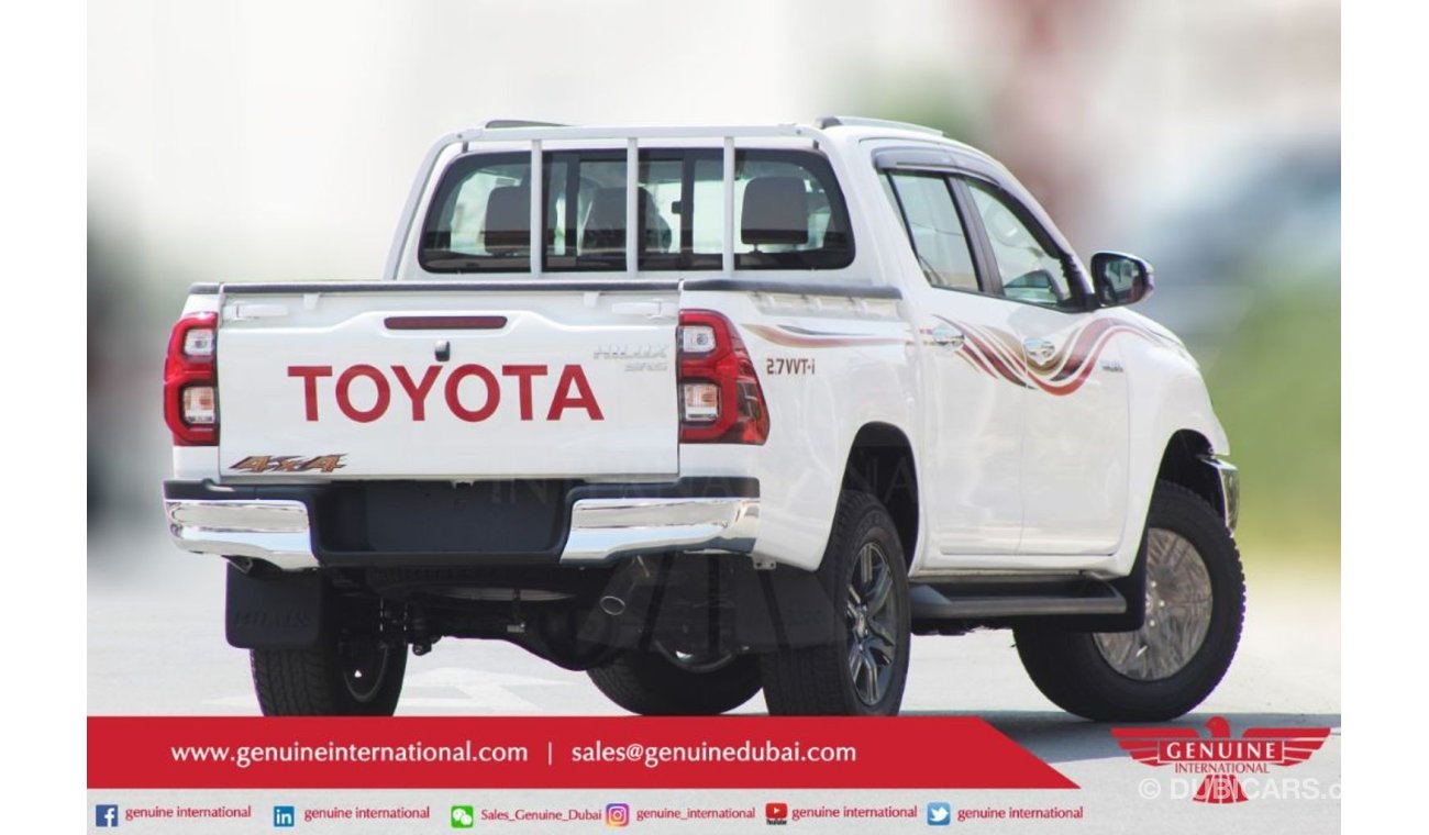 Toyota Hilux 2.7L   Fulloption 2021 Model push start with key less entry