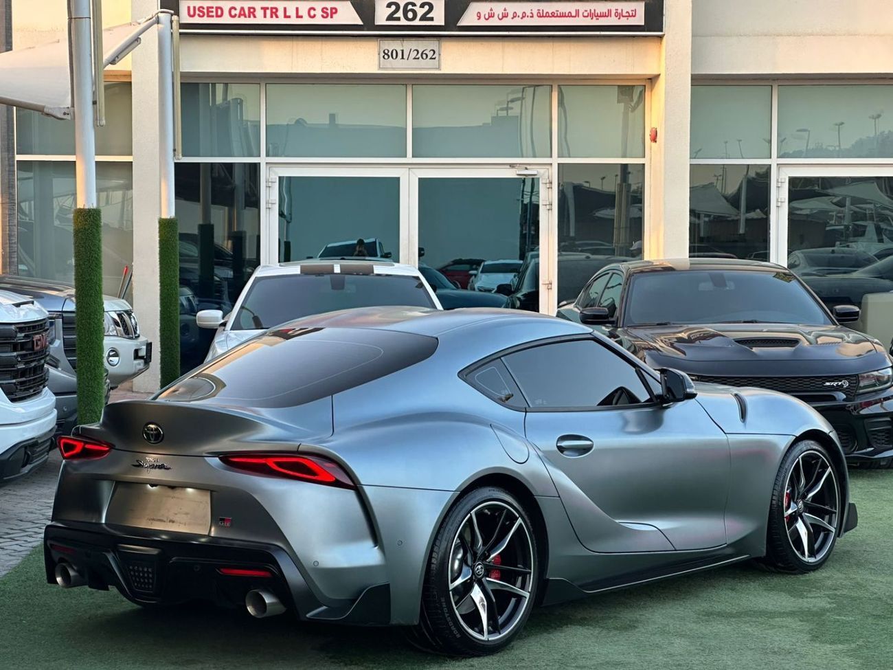 تويوتا سوبرا TOYOTA SUPRA GR 2022 GCC FULL OPTION ORIGINAL PAINT PERFECT CONDITION