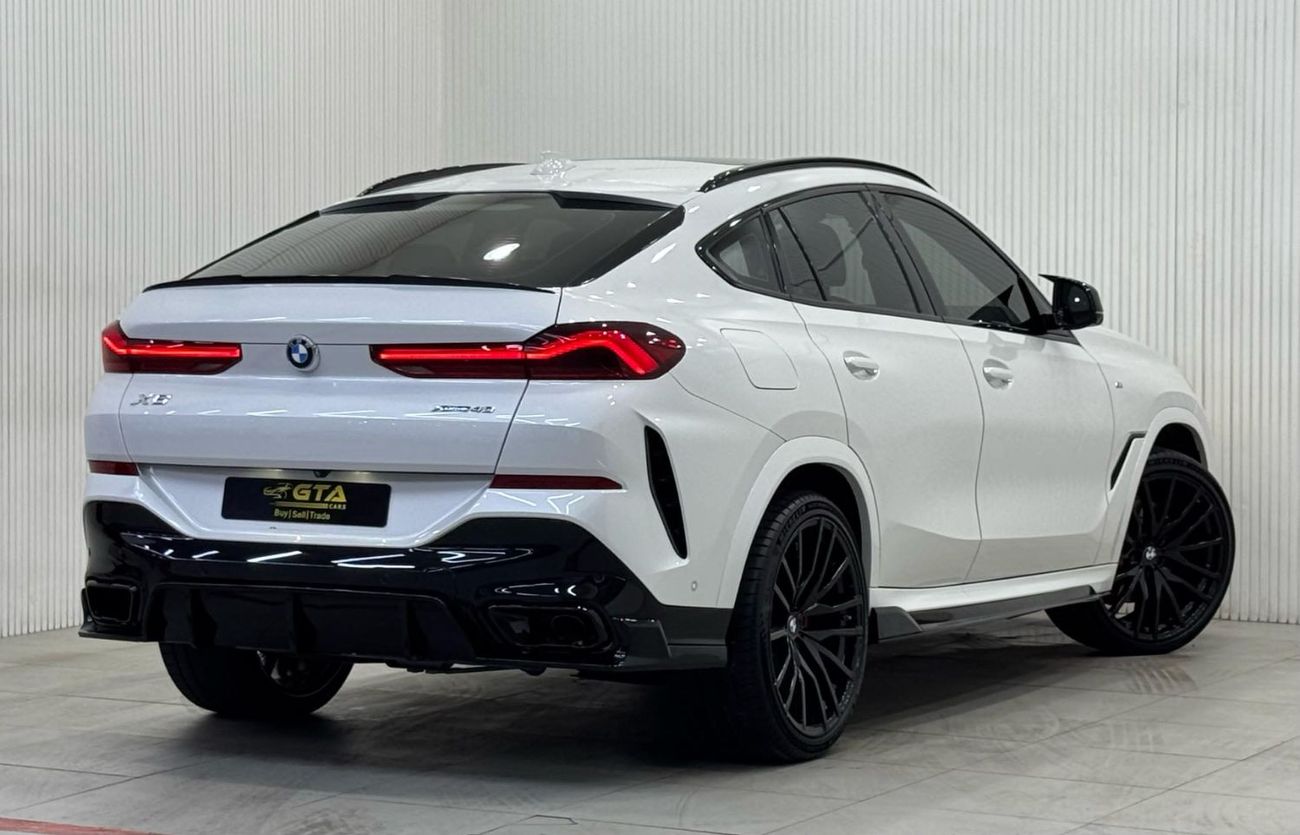 بي أم دبليو X6 40i M Sport 3.0L 2022 BMW X6 xDrive40i M-Kit, 2027 BMW Warranty + Service Pack, Fully Loaded, Low Km