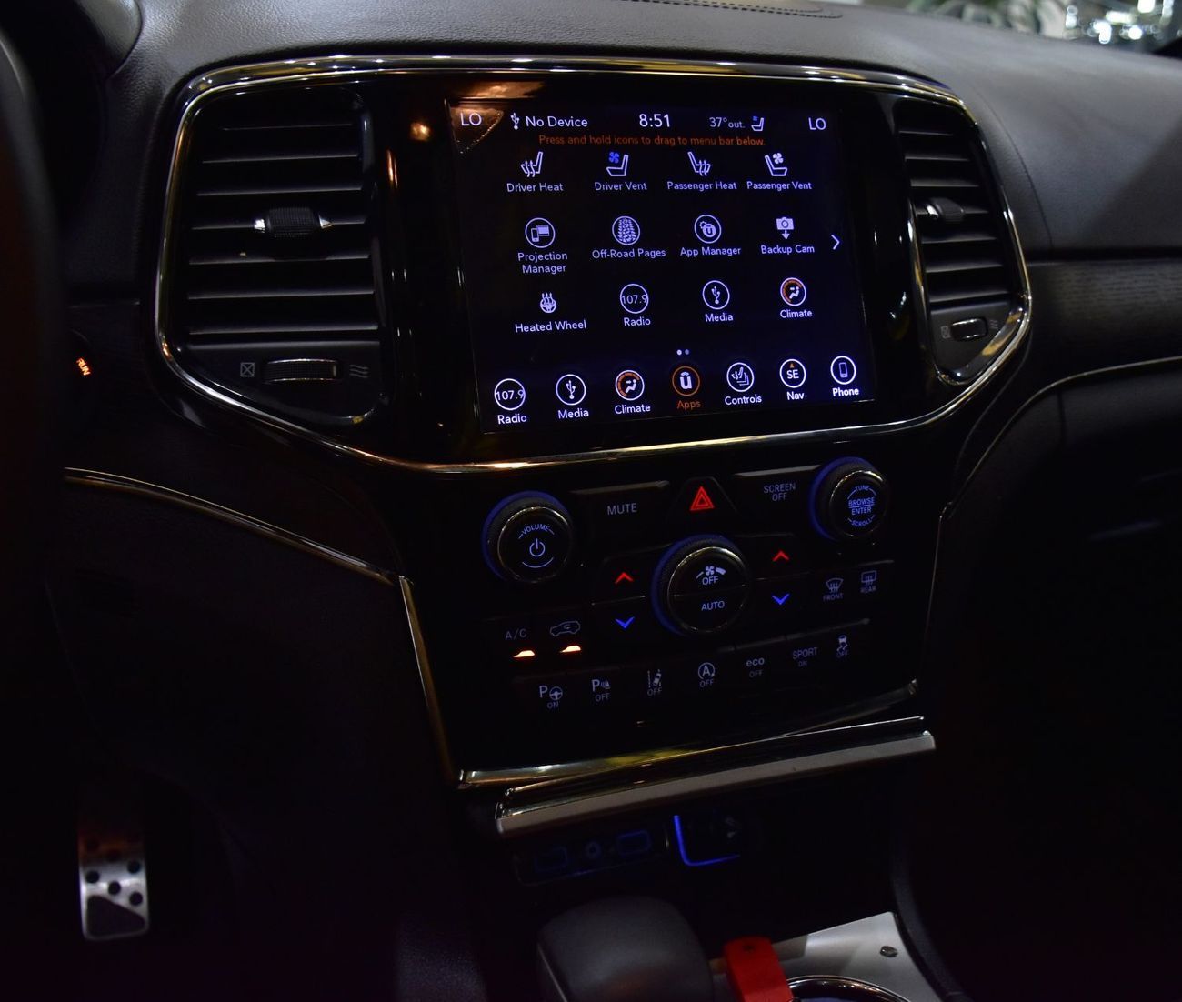 Jeep Grand Cherokee EXCELLENT DEAL for our Jeep Grand Cherokee S ( 2019 Model ) in Black Color GCC Specs