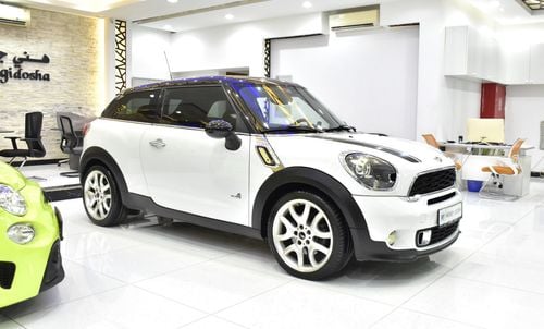 Mini Cooper S Paceman EXCELLENT DEAL for our Mini Paceman Cooper S ( 2013 Model ) in White Color GCC Specs