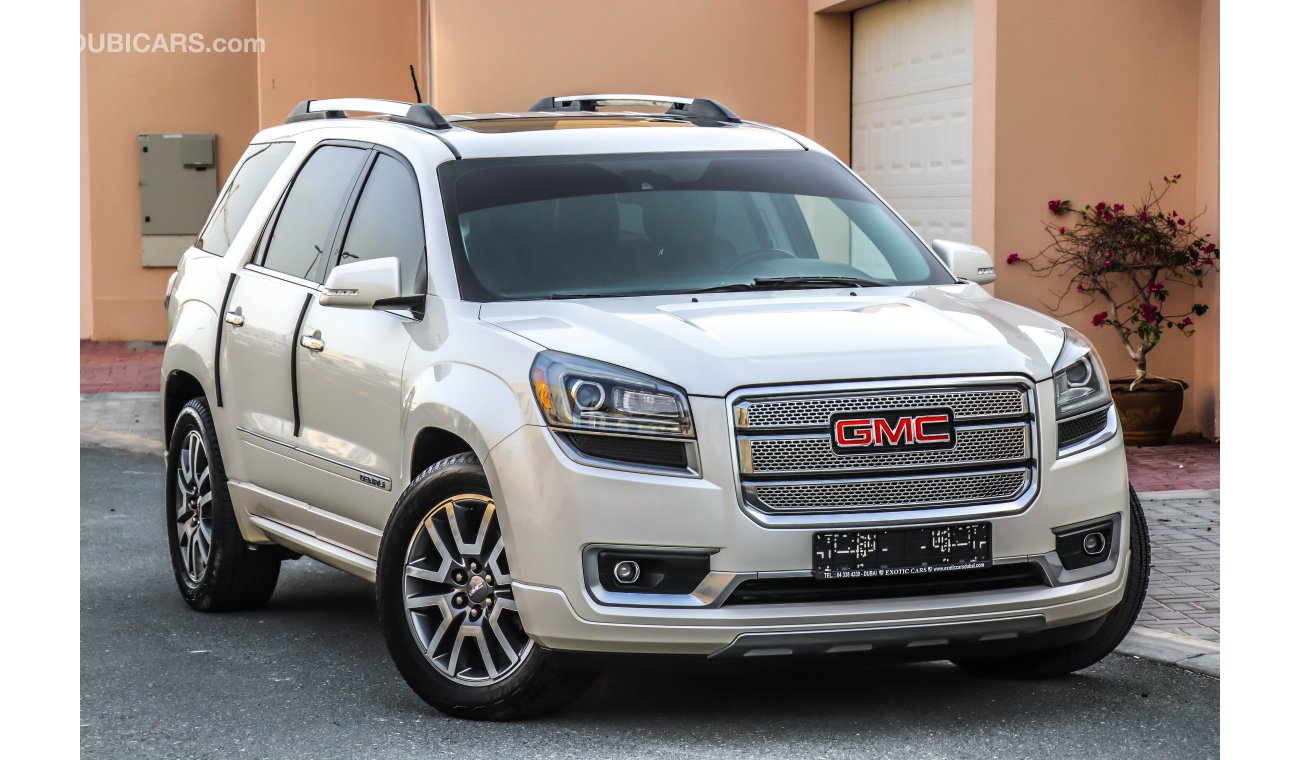 GMC Acadia (AVAIL RAMADAN OFFER) Denali 2014 GCC under Warranty with Zero Down-Payment.