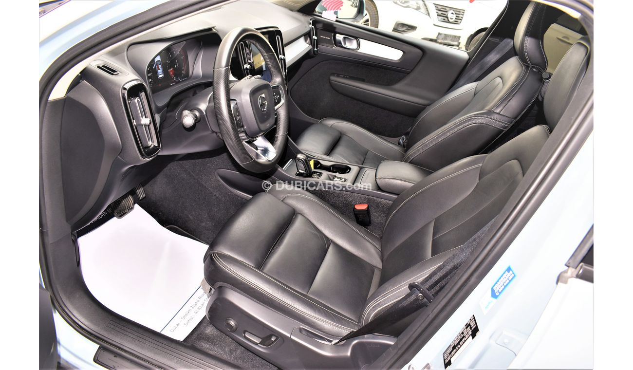 فولفو XC 40 AED 11759 PM | XC 40 T5 MOMENTUM AWD 2.0 AT FULL OPTION 2018 GCC DEALER WARRANTY