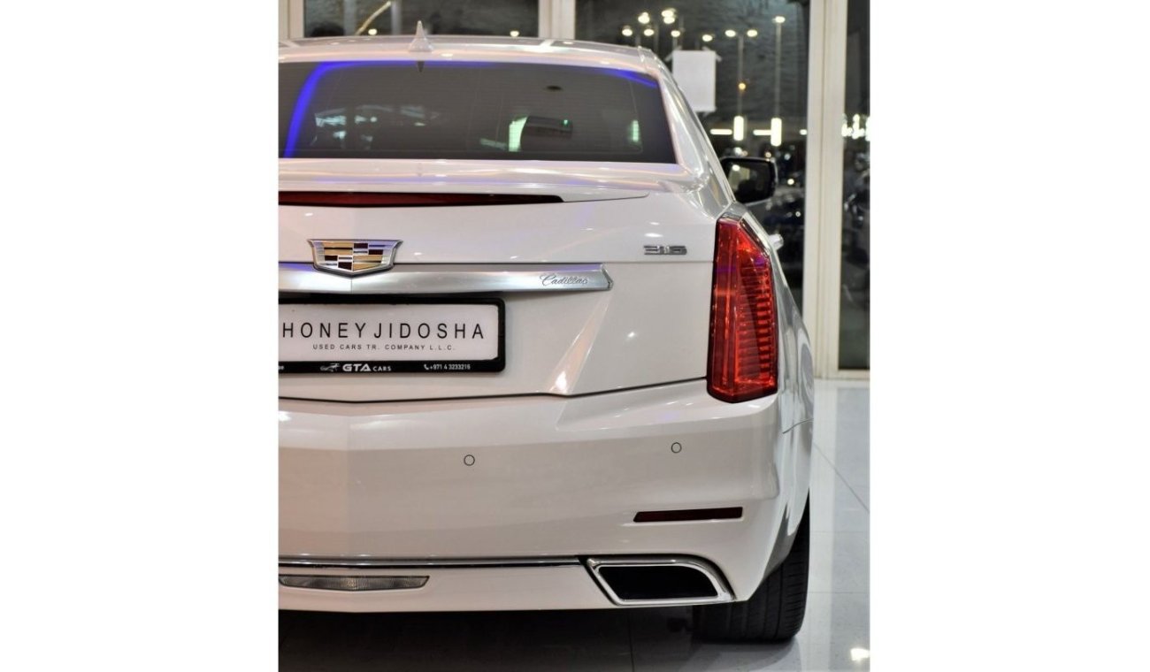 Cadillac CTS EXCELLENT DEAL for our Cadillac CTS 3.6 ( 2016 Model! ) in White Color! GCC Specs