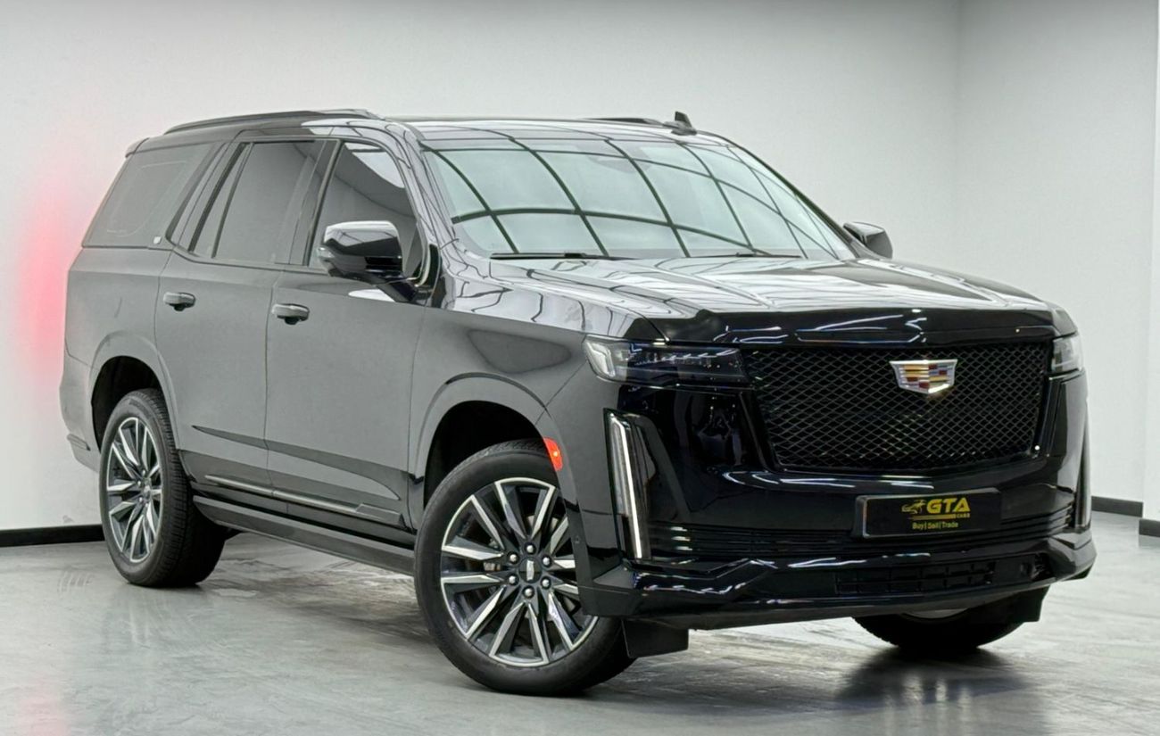Cadillac Escalade Sport 6.2L 4WD 2022 Cadillac Escalade Sport, 2027 Cadillac Warranty + Service Pack, Pilot Seats, 7 S
