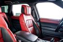 Land Rover Range Rover Sport GCC-22 Inch Rims-Black Contracting Roof-Red Interior