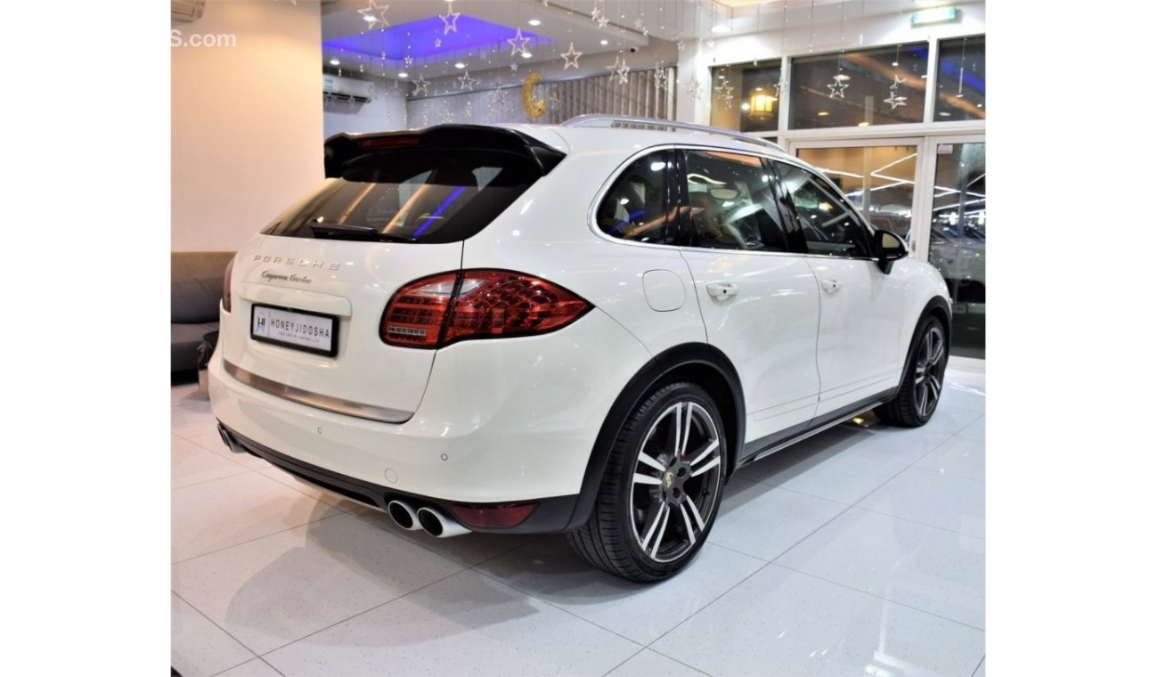 Porsche Cayenne Turbo EXCELLENT DEAL for our Porsche Cayenne TURBO 4.8L V8 ( 2011 Model! ) in White Color! GCC Specs