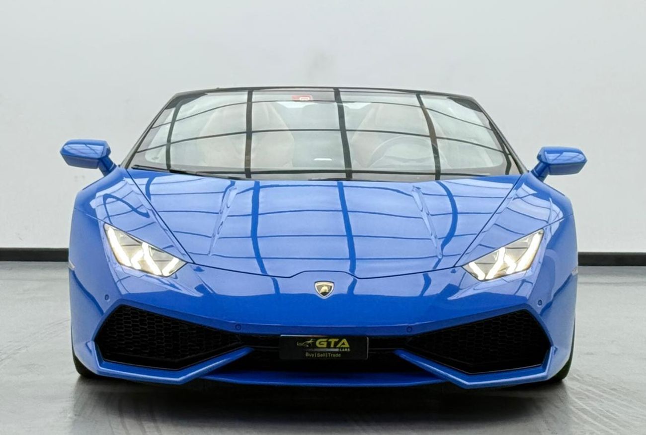 لامبورغيني هوراكان 2016 Lamborghini Huracan Spyder, Full Service History, Fully Loaded, Excellent Condition, GCC