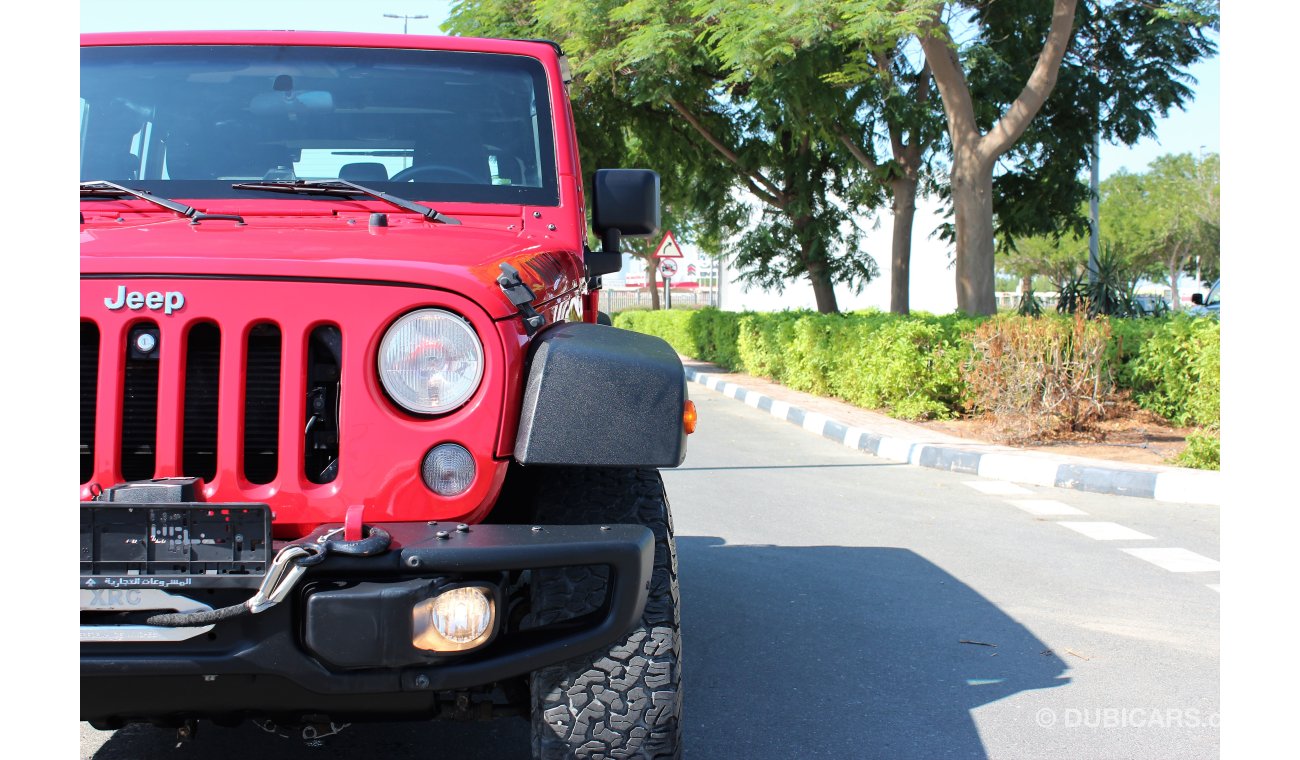 Jeep Wrangler unlimited 2015, GCC, full service history warranty from trading enterprises