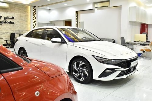 Hyundai Elantra EXCELLENT DEAL for our Hyundai Elantra ( 2024 Model ) in White Color Chinese Specs