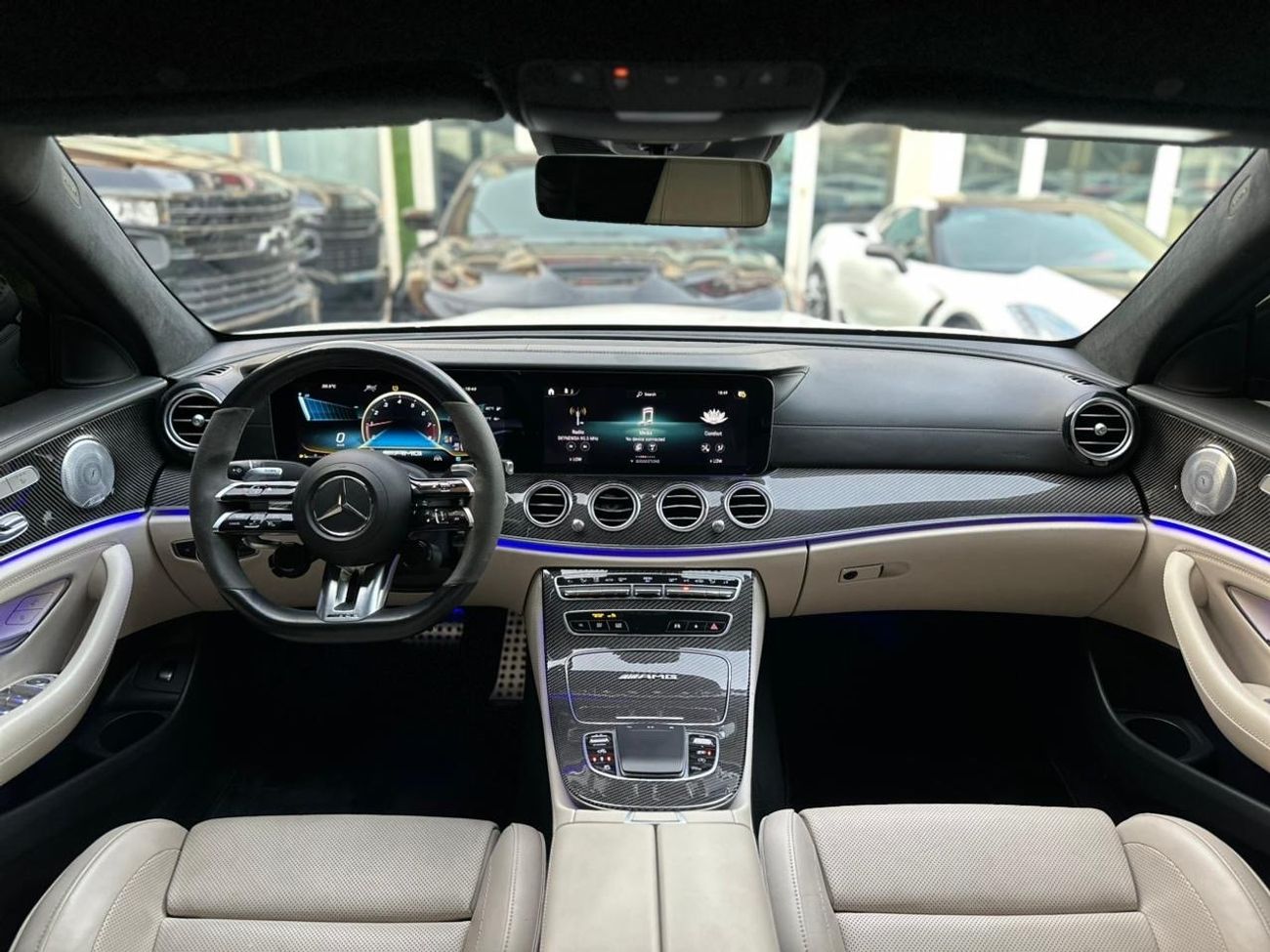 Mercedes-Benz E 63S ‏MERCEDES BENZ AMG E63s GCC 2021 ‏Bodykit (BRABUS) ‏Original paint  ‏Recaro Seats ‏Full Option Full 