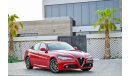Alfa Romeo Giulia | 1,743 P.M |  0% Downpayment | Amazing Condition!