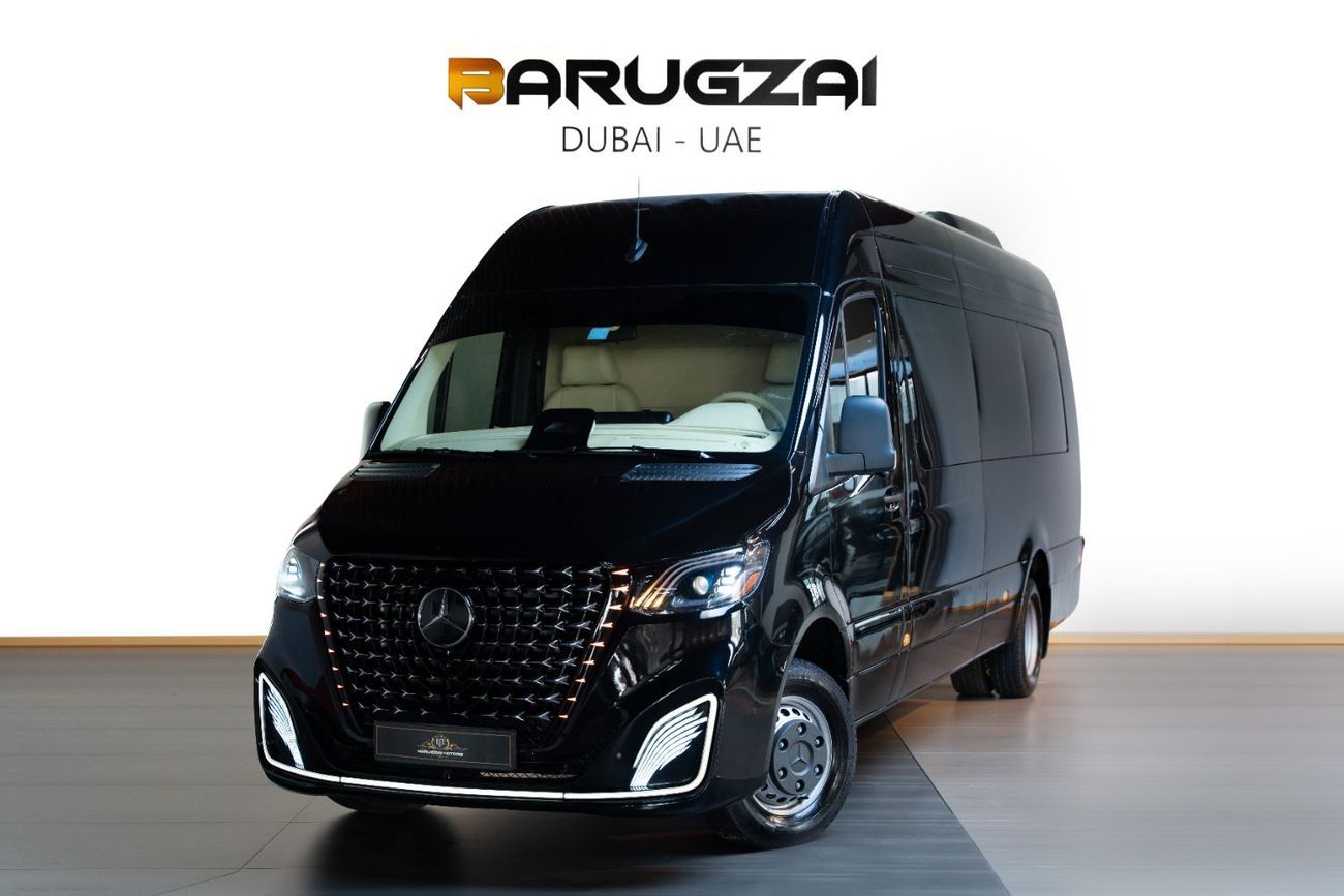 Mercedes Benz Sprinter  Built by Barugzai | 8-Seater VIP Interior | 2 Years Agency Warranty Service Contract