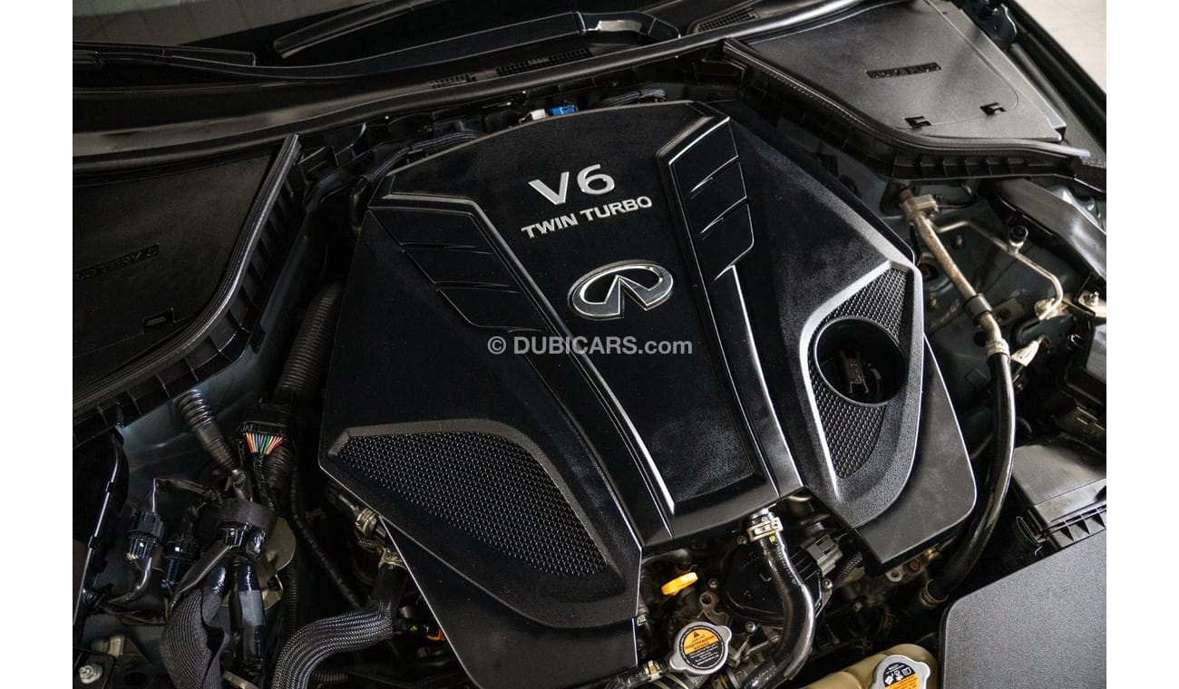 Infiniti Q50 Red Sport 400 2021 Infiniti Q50 S Red Sport 3.0L V6 / Full Infiniti History & Infiniti Warranty