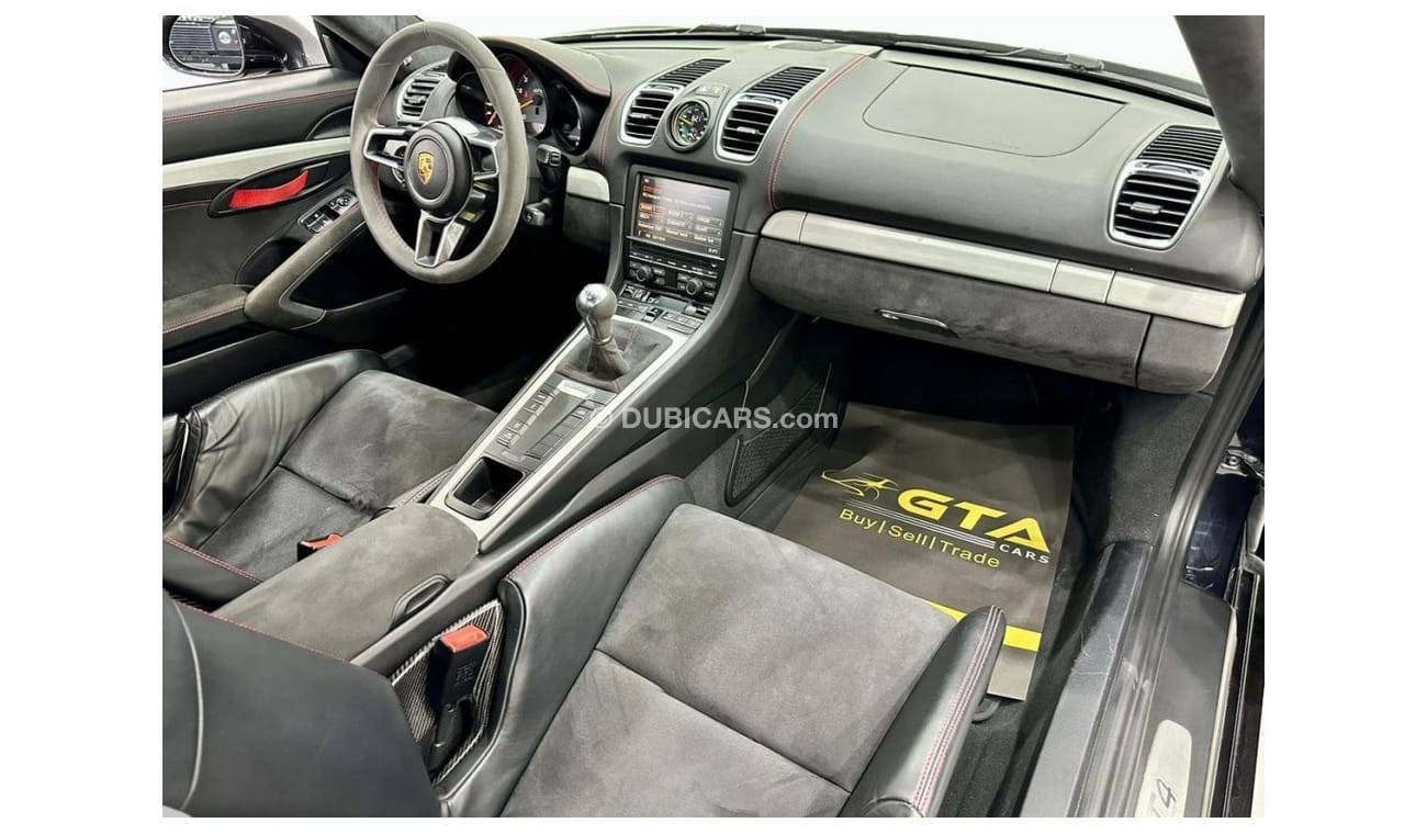 Porsche 718 Cayman 2016 Porsche Cayman GT4 Manual Transmission, Warranty, Full Porsche Service History, Low Kms, GCC