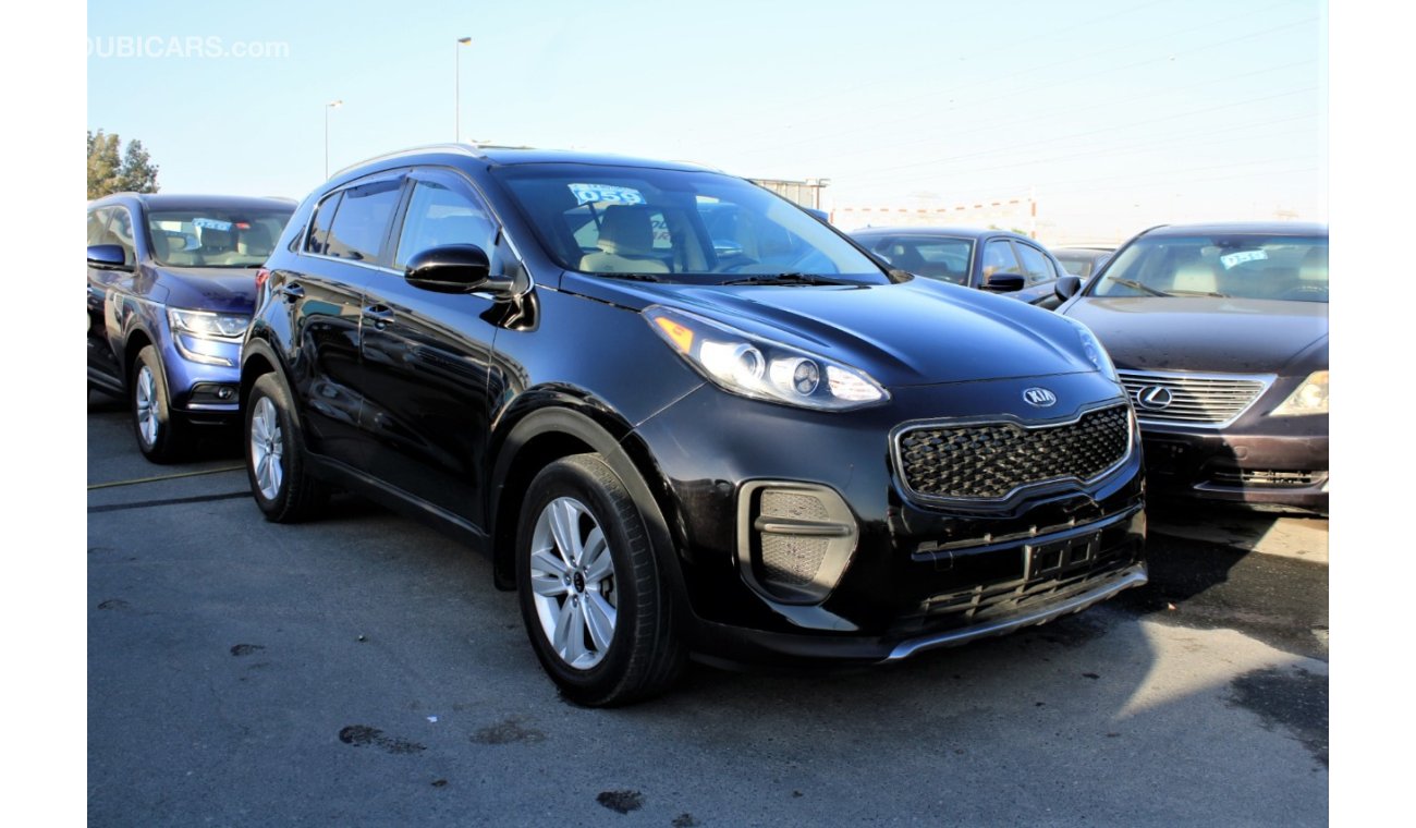 كيا سبورتيج 2.4L PETROL, LX 2019 BLACK (LOT # 841)